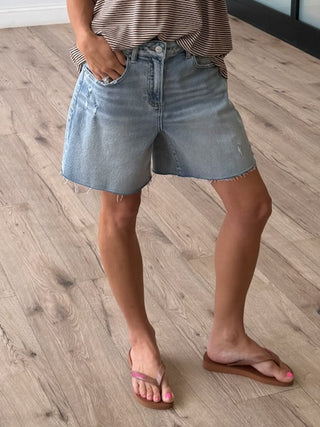Dean Relaxed Cut-Off Shorts | +Plus Available