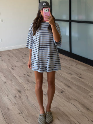Jovi Waffle Knit Tee + Shorts Set | Saltwater | +Plus Available