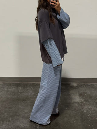 Double Up Lounge Pants | Sky