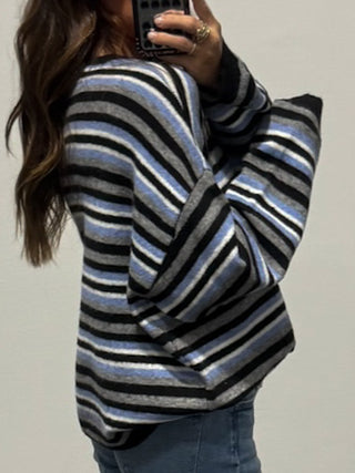 Wallace Stripe Knit Cardigan
