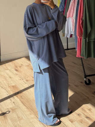 Just Lounging Brush Knit Pants | Lagoon | RESTOCK