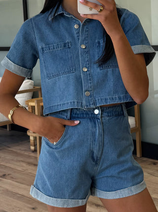 Whit Denim Shorts