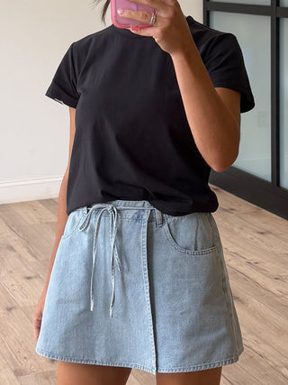 Maisie Vintage Tee | Charcoal