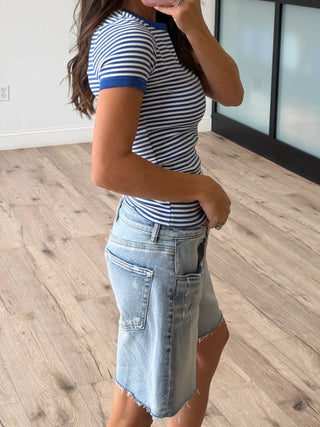 Dean Relaxed Cut-Off Shorts | +Plus Available