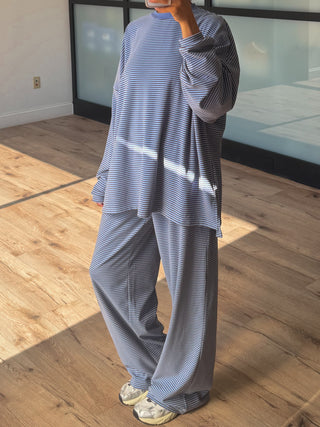 Just Lounging Brush Knit Pants | Lagoon | RESTOCK