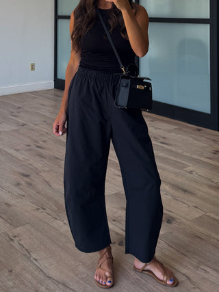 Sprint Theory Active Barrel Pants | Black | RESTOCK