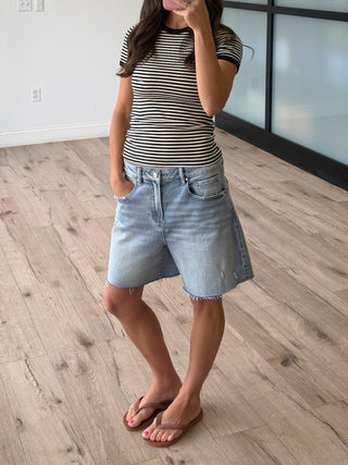 Dean Relaxed Cut-Off Shorts | +Plus Available
