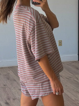 In The Air Lounge Shorts | Smoky Rose
