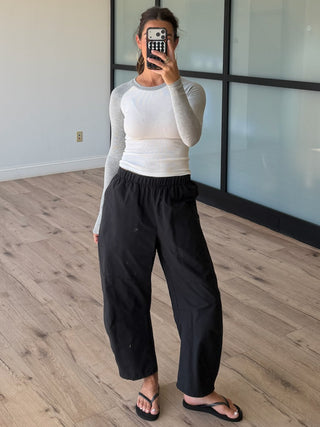 Sprint Theory Active Barrel Pants | Black | RESTOCK
