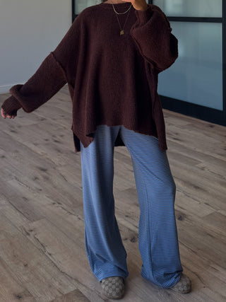 Just Lounging Brush Knit Pants | Lagoon | RESTOCK
