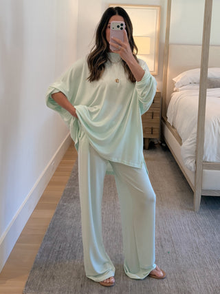 Sunday Soft Stripe Set | Mint | +Plus Available