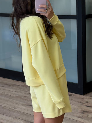 Halo Ribbed Crop Pullover | Daisy