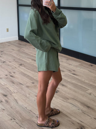 Vex Lounge Shorts | Olive