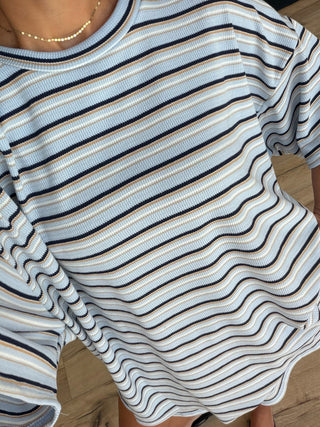Jovi Waffle Knit Tee + Shorts Set | Saltwater | +Plus Available