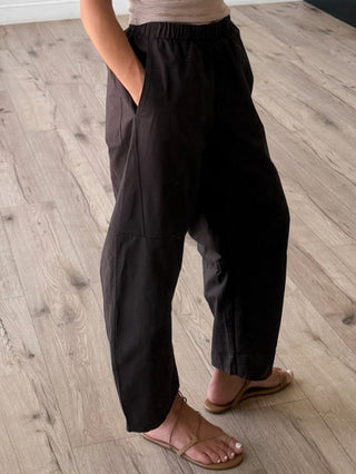 Sprint Theory Active Barrel Pants | Coffee | RESTOCK