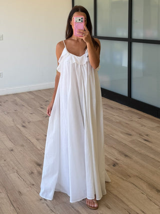 Primrose Maxi Dress | White