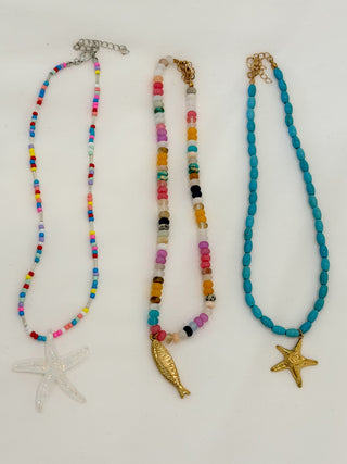 Sea Life Starfish Necklace