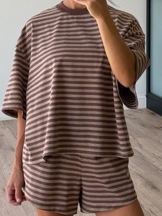 In The Air Lounge Shorts | Mocha Latte