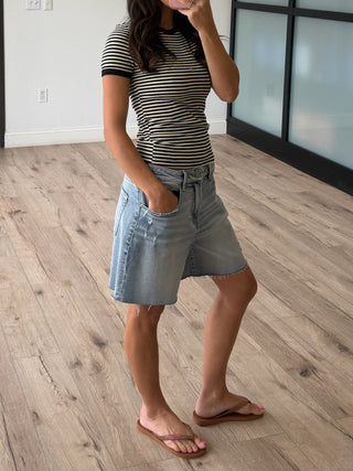 Dean Relaxed Cut-Off Shorts | +Plus Available