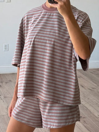 In The Air Lounge Shorts | Smoky Rose