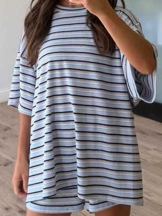 Jovi Waffle Knit Tee + Shorts Set | Saltwater | +Plus Available