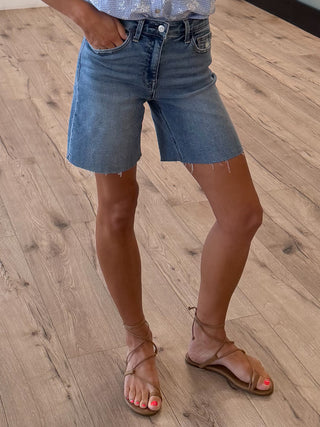 Urban Cutoff Bermuda Shorts | +Plus Available