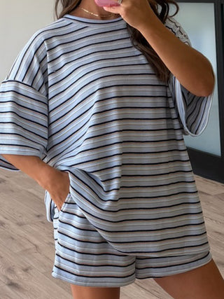Jovi Waffle Knit Tee + Shorts Set | Saltwater | +Plus Available