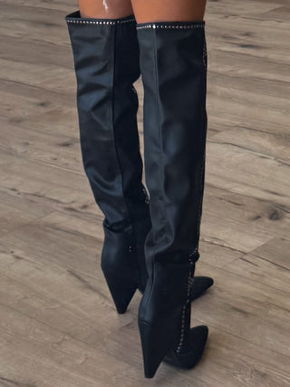 Womack Studded Knee High Boots | FINAL SALE