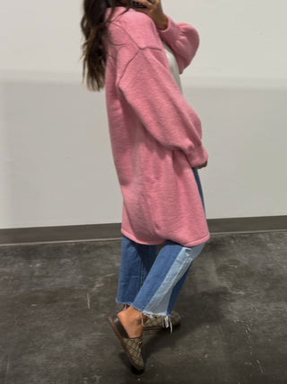 On The Daily Cardigan | Ballet Pink | +Plus Available