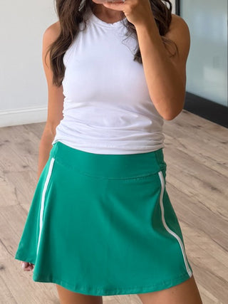 Varsity Stride Butter Soft Skort | Jade