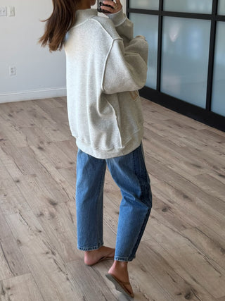 "WWJD" Mock Neck Sweatshirt