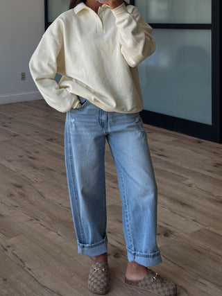 Kye Crop Barrel Jeans | RESTOCK