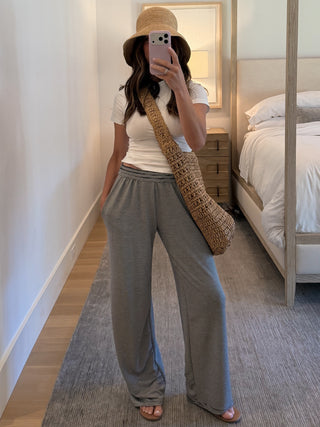 Sunday Soft Stripe Set | Black | +Plus Available