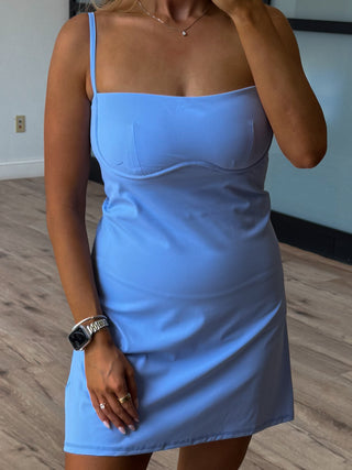 Sweetheart Active Dress | Sky Blue | FINAL SALE
