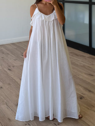Primrose Maxi Dress | White