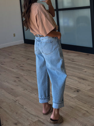 Kye Crop Barrel Jeans | RESTOCK