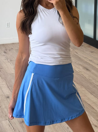 Varsity Stride Butter Soft Skort | Azure