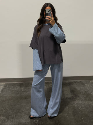 Double Up Lounge Pants | Sky