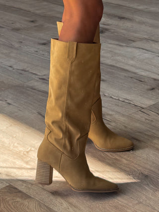 Eastwick Mid-Knee Boot | Camel | FINAL SALE