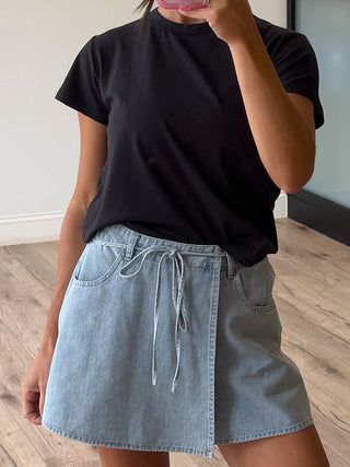 Maisie Vintage Tee | Charcoal